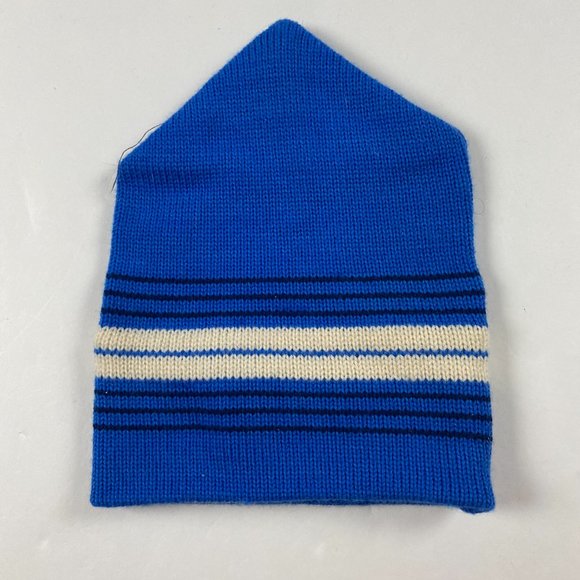 Vintage Capello Canada Wool Ski Beanie Winter Hat Toque Blue - Picture 2 of 5